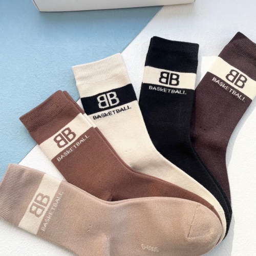 Replica Balenciaga Socks #1242418 $29.00 USD for Wholesale