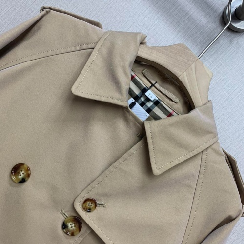 Replica Burberry Trench Coat Long Sleeved For Women #1242520 $150.00 USD for Wholesale