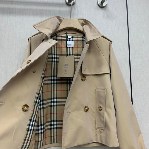 Replica Burberry Trench Coat Long Sleeved For Women #1242520 $150.00 USD for Wholesale