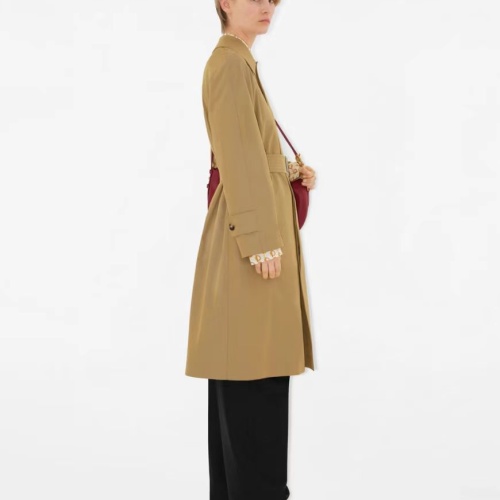 Replica Burberry Trench Coat Long Sleeved For Women #1242544 $192.00 USD for Wholesale