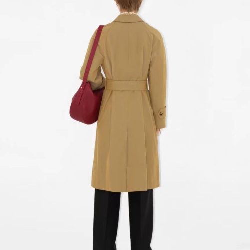 Replica Burberry Trench Coat Long Sleeved For Women #1242544 $192.00 USD for Wholesale