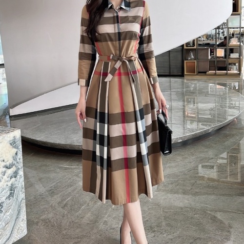 Replica Burberry Dresses Long Sleeved For Women #1242722, $115.00 USD, [ITEM#1242722], Replica Burberry Dresses outlet from China