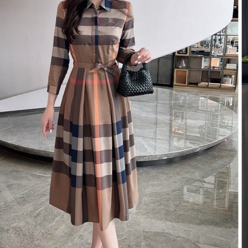 Replica Burberry Dresses Long Sleeved For Women #1242724, $122.00 USD, [ITEM#1242724], Replica Burberry Dresses outlet from China