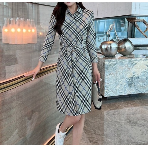 Replica Burberry Dresses Long Sleeved For Women #1242739, $115.00 USD, [ITEM#1242739], Replica Burberry Dresses outlet from China