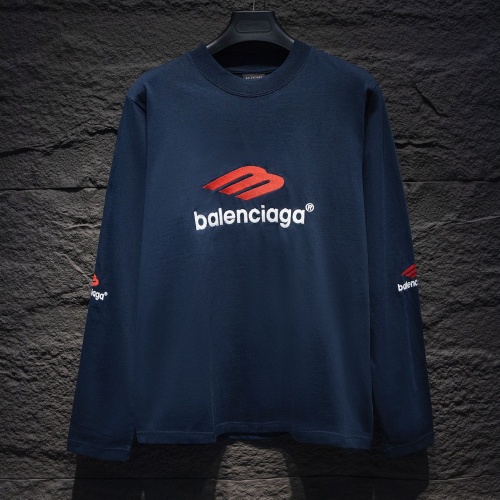 Replica Balenciaga T-Shirts Long Sleeved For Unisex #1242775, $45.00 USD, [ITEM#1242775], Replica Balenciaga T-Shirts outlet from China