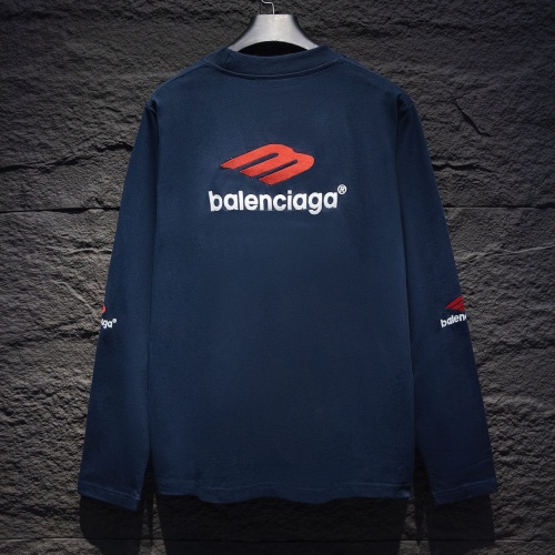 Replica Balenciaga T-Shirts Long Sleeved For Unisex #1242775 $45.00 USD for Wholesale