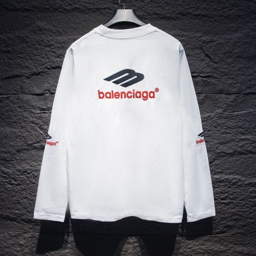 Replica Balenciaga T-Shirts Long Sleeved For Unisex #1242776 $45.00 USD for Wholesale