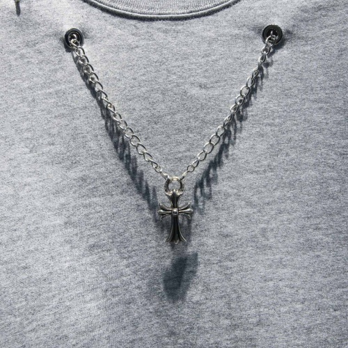 Replica Chrome Hearts T-Shirts Long Sleeved For Unisex #1242782 $45.00 USD for Wholesale