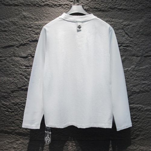 Replica Chrome Hearts T-Shirts Long Sleeved For Unisex #1242783 $45.00 USD for Wholesale