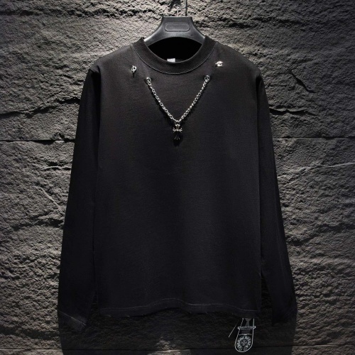 Replica Chrome Hearts T-Shirts Long Sleeved For Unisex #1242784, $45.00 USD, [ITEM#1242784], Replica Chrome Hearts T-Shirts outlet from China