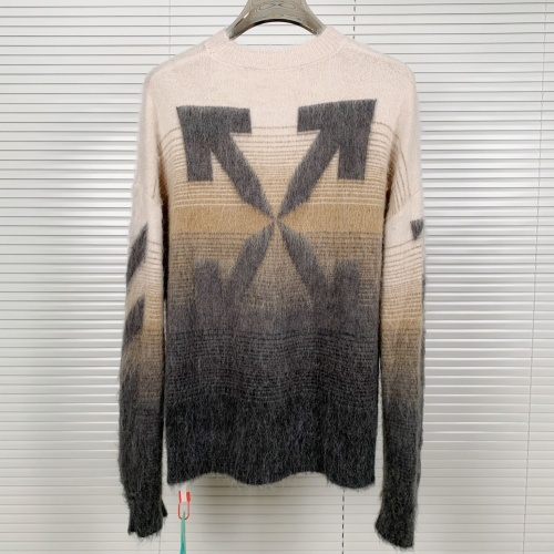 Replica Off-White Sweaters Long Sleeved For Unisex #1242793, $48.00 USD, [ITEM#1242793], Replica Off-White Sweaters outlet from China