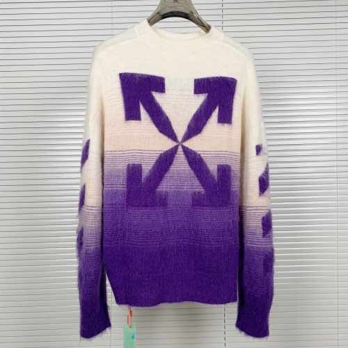 Replica Off-White Sweaters Long Sleeved For Unisex #1242794, $48.00 USD, [ITEM#1242794], Replica Off-White Sweaters outlet from China