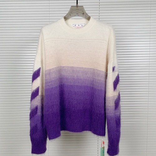 Replica Off-White Sweaters Long Sleeved For Unisex #1242794 $48.00 USD for Wholesale