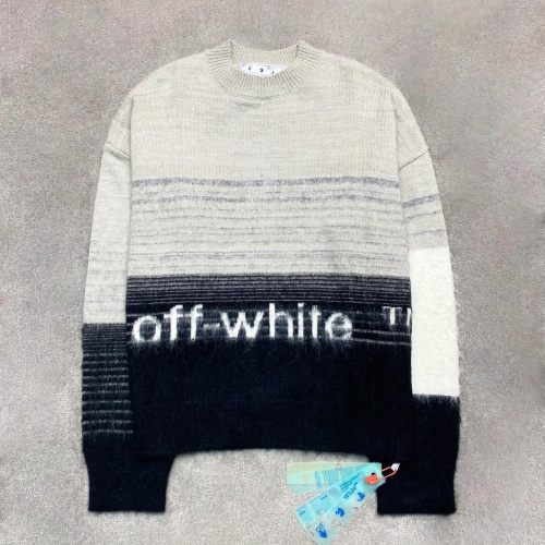 Replica Off-White Sweaters Long Sleeved For Unisex #1242795, $48.00 USD, [ITEM#1242795], Replica Off-White Sweaters outlet from China