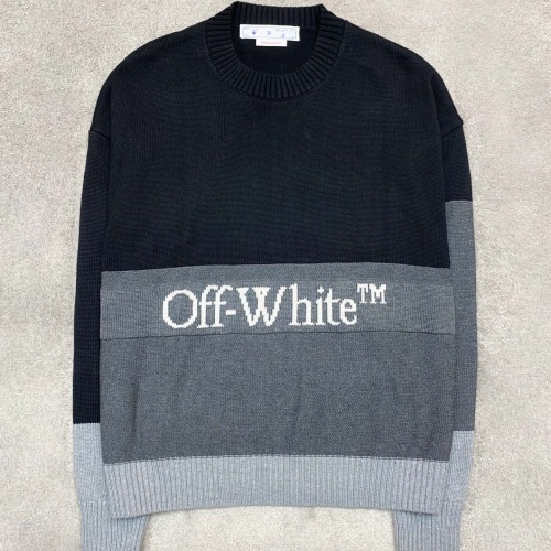 Replica Off-White Sweaters Long Sleeved For Unisex #1242798, $48.00 USD, [ITEM#1242798], Replica Off-White Sweaters outlet from China