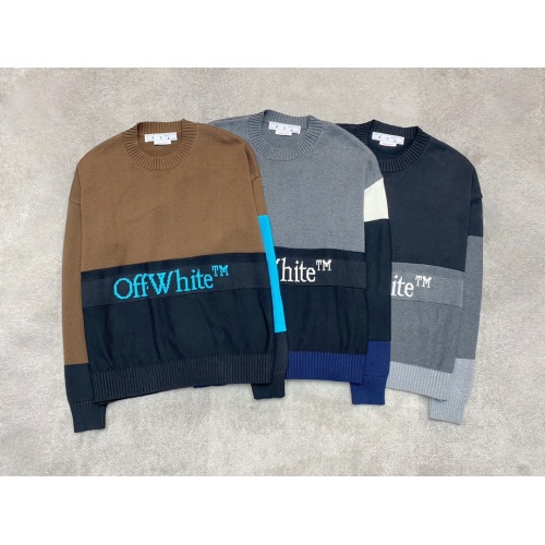 Replica Off-White Sweaters Long Sleeved For Unisex #1242798 $48.00 USD for Wholesale