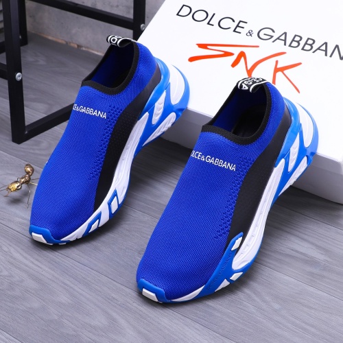 Replica Dolce & Gabbana D&G Casual Shoes For Men #1243015 $80.00 USD for Wholesale