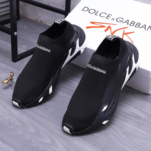 Replica Dolce & Gabbana D&G Casual Shoes For Women #1243018 $80.00 USD for Wholesale