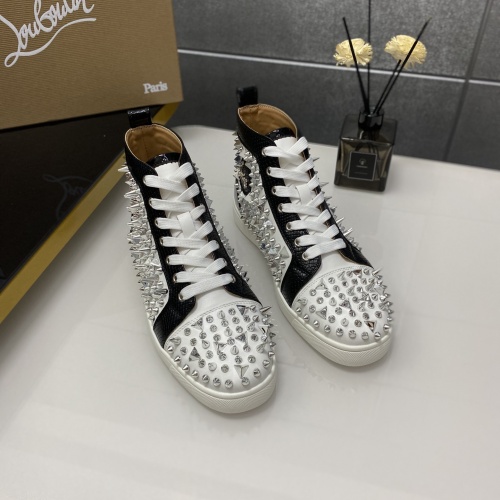 Replica Christian Louboutin High Top Shoes For Men #1243179 $96.00 USD for Wholesale