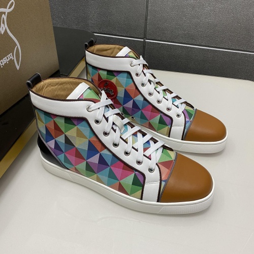 Replica Christian Louboutin High Top Shoes For Men #1243189, $96.00 USD, [ITEM#1243189], Replica Christian Louboutin High Top Shoes outlet from China