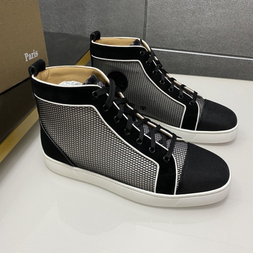 Replica Christian Louboutin High Top Shoes For Men #1243191, $96.00 USD, [ITEM#1243191], Replica Christian Louboutin High Top Shoes outlet from China