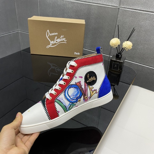 Replica Christian Louboutin High Top Shoes For Women #1243196 $98.00 USD for Wholesale