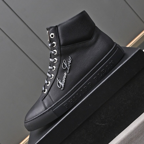 Replica Philipp Plein PP High Tops Shoes For Men #1243251 $85.00 USD for Wholesale