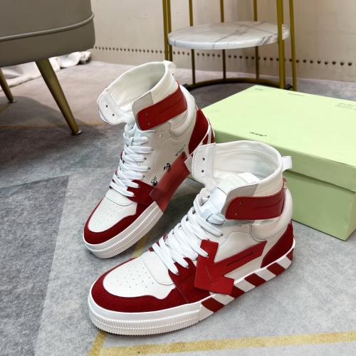 Replica Off-White High Tops Shoes For Men #1243393, $102.00 USD, [ITEM#1243393], Replica Off-White High Tops Shoes outlet from China