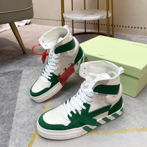 Replica Off-White High Tops Shoes For Men #1243394, $102.00 USD, [ITEM#1243394], Replica Off-White High Tops Shoes outlet from China