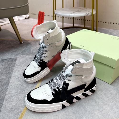 Replica Off-White High Tops Shoes For Men #1243395, $102.00 USD, [ITEM#1243395], Replica Off-White High Tops Shoes outlet from China