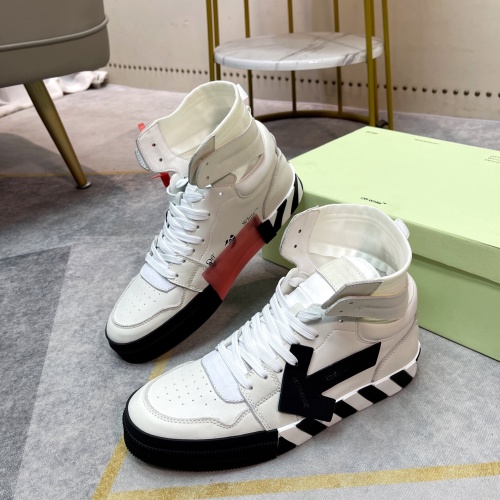 Replica Off-White High Tops Shoes For Men #1243396, $102.00 USD, [ITEM#1243396], Replica Off-White High Tops Shoes outlet from China