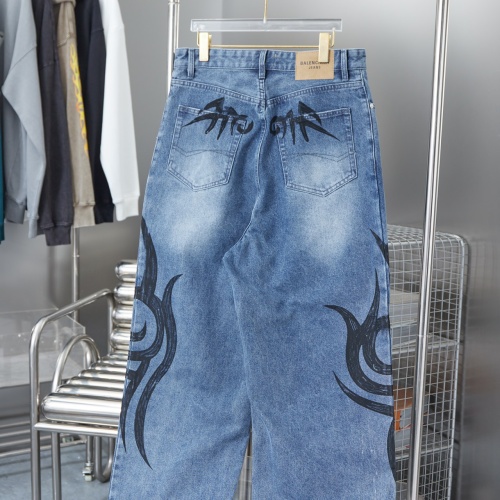 Replica Balenciaga Jeans For Unisex #1243452 $72.00 USD for Wholesale