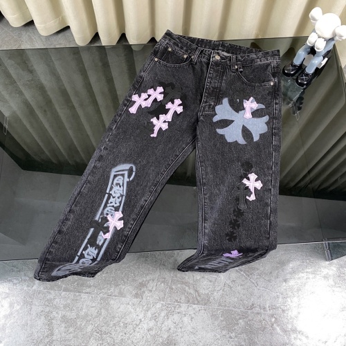 Replica Chrome Hearts Jeans For Unisex #1243523, $76.00 USD, [ITEM#1243523], Replica Chrome Hearts Jeans outlet from China