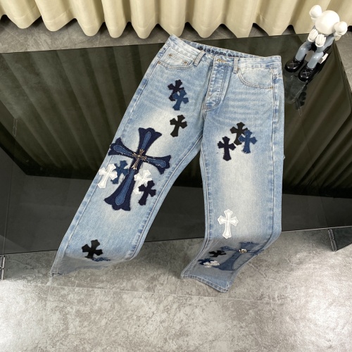 Replica Chrome Hearts Jeans For Unisex #1243525, $72.00 USD, [ITEM#1243525], Replica Chrome Hearts Jeans outlet from China