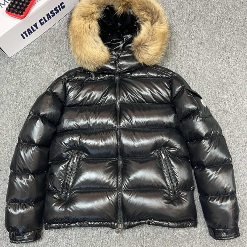 Replica Moncler Down Feather Coat Long Sleeved For Men #1243572, $175.00 USD, [ITEM#1243572], Replica Moncler Down Feather Coat outlet from China