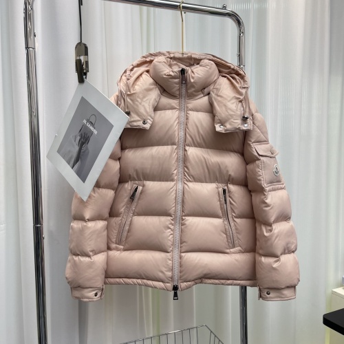 Replica Moncler Down Feather Coat Long Sleeved For Women #1243575, $140.00 USD, [ITEM#1243575], Replica Moncler Down Feather Coat outlet from China