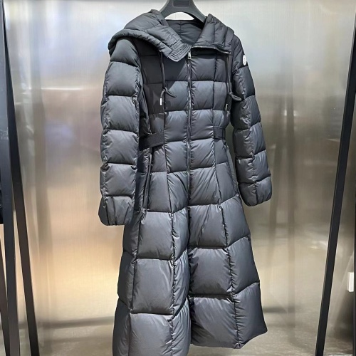 Replica Moncler Down Feather Coat Long Sleeved For Women #1243582 $225.00 USD for Wholesale