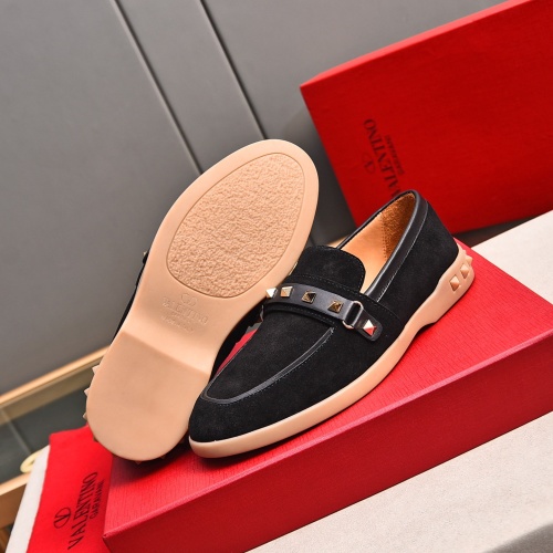 Replica Valentino Leather Shoes For Men #1243734 $100.00 USD for Wholesale