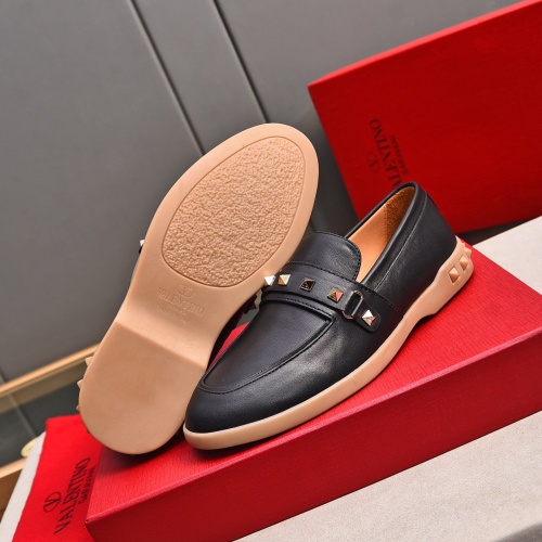 Replica Valentino Leather Shoes For Men #1243740 $100.00 USD for Wholesale