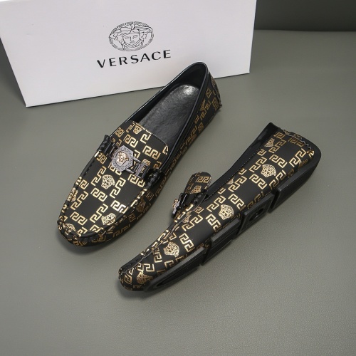 Replica Versace Leather Shoes For Men #1243919, $68.00 USD, [ITEM#1243919], Replica Versace Leather Shoes outlet from China