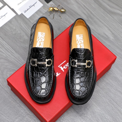 Replica Salvatore Ferragamo Leather Shoes For Men #1243972, $88.00 USD, [ITEM#1243972], Replica Salvatore Ferragamo Leather Shoes outlet from China