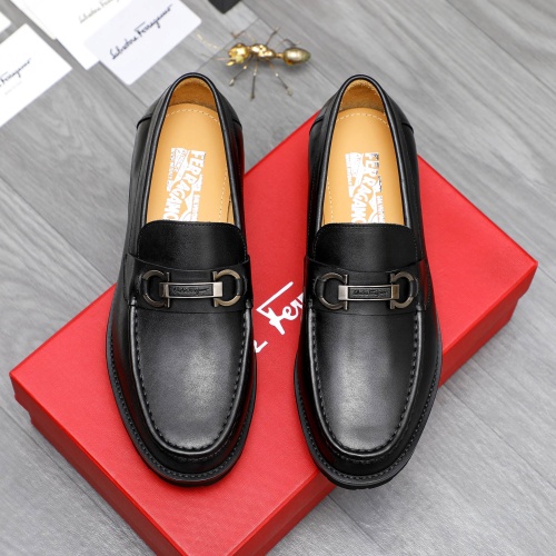 Replica Salvatore Ferragamo Leather Shoes For Men #1243974, $88.00 USD, [ITEM#1243974], Replica Salvatore Ferragamo Leather Shoes outlet from China