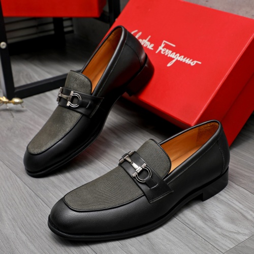 Replica Salvatore Ferragamo Leather Shoes For Men #1243975, $82.00 USD, [ITEM#1243975], Replica Salvatore Ferragamo Leather Shoes outlet from China