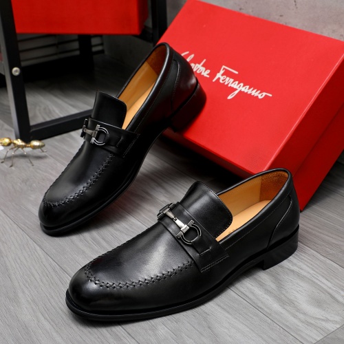 Replica Salvatore Ferragamo Leather Shoes For Men #1243984, $82.00 USD, [ITEM#1243984], Replica Salvatore Ferragamo Leather Shoes outlet from China