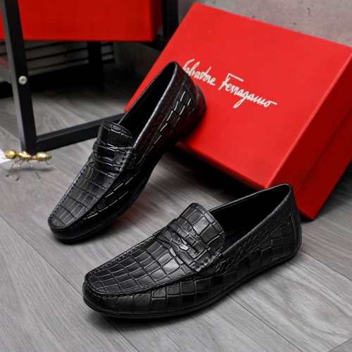 Replica Salvatore Ferragamo Leather Shoes For Men #1243992, $68.00 USD, [ITEM#1243992], Replica Salvatore Ferragamo Leather Shoes outlet from China