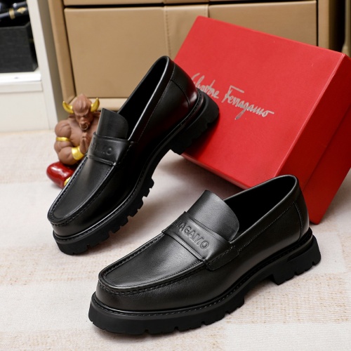 Replica Salvatore Ferragamo Leather Shoes For Men #1243995, $85.00 USD, [ITEM#1243995], Replica Salvatore Ferragamo Leather Shoes outlet from China