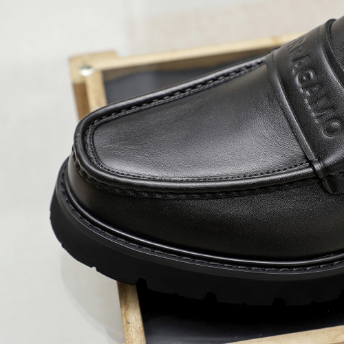 Replica Salvatore Ferragamo Leather Shoes For Men #1243995 $85.00 USD for Wholesale