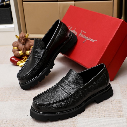 Replica Salvatore Ferragamo Leather Shoes For Men #1243996, $85.00 USD, [ITEM#1243996], Replica Salvatore Ferragamo Leather Shoes outlet from China