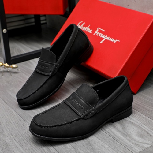 Replica Salvatore Ferragamo Leather Shoes For Men #1243999, $82.00 USD, [ITEM#1243999], Replica Salvatore Ferragamo Leather Shoes outlet from China