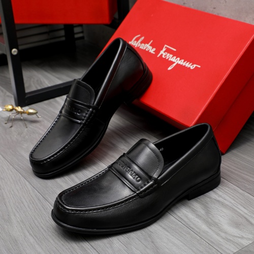 Replica Salvatore Ferragamo Leather Shoes For Men #1244001, $82.00 USD, [ITEM#1244001], Replica Salvatore Ferragamo Leather Shoes outlet from China